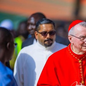 Accueil de Mgr Parolin